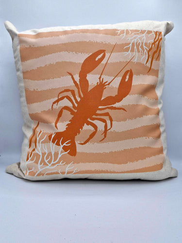Fairtrade Cotton Lobster Cushion