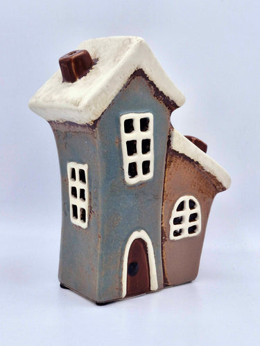 Ceramic Cottage Duo Tealight