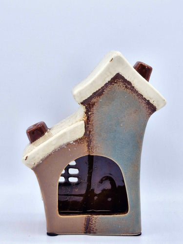 Ceramic Cottage Duo Tealight