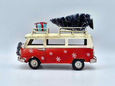 Christmas Tin Campervan Model