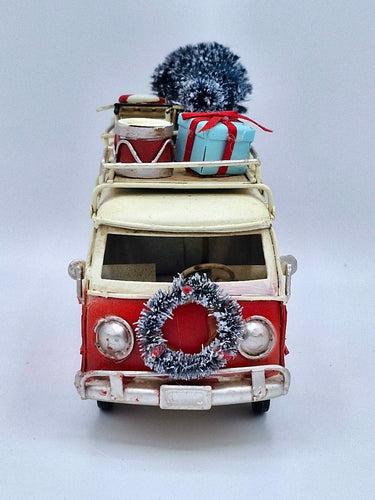 Christmas Tin Campervan Model