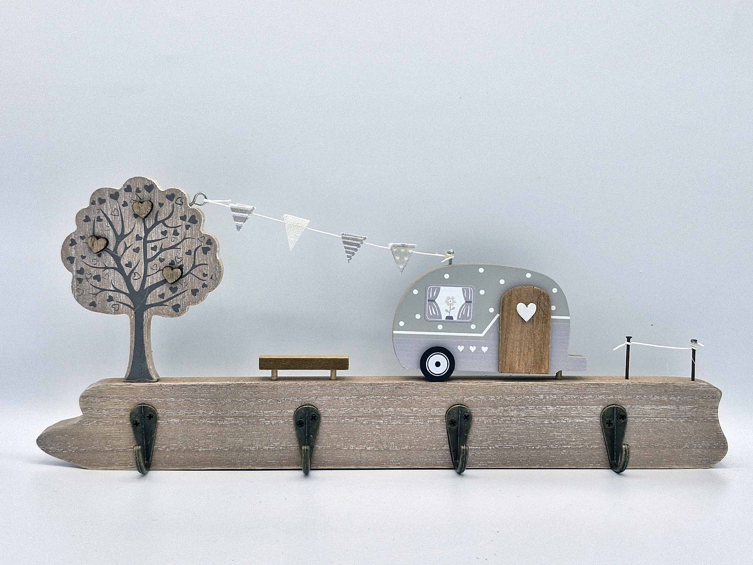 Caravan Key Rack Wooden Caravan Key/Coat Hooks – Sunsetbay Lifestyle