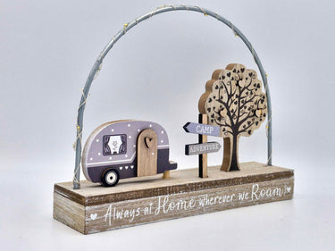 Wooden Light Up Caravan Hoop
