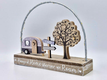 Wooden Light Up Caravan Hoop