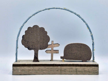 Wooden Light Up Caravan Hoop