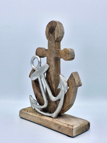 Wooden Anchor Decor