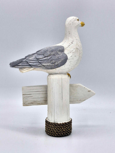 Sea Gull Ornament With "Beach" Arrow