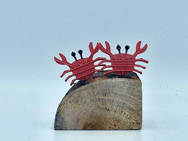 Wooden Crabs & Fish Ornament