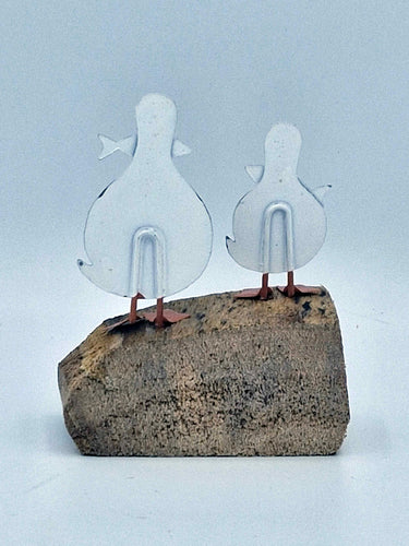 Seagulls & Fish Ornament
