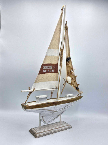 Sand Boat Ornament "To The Beach"
