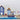 Colourful Wooden Beach House Scene