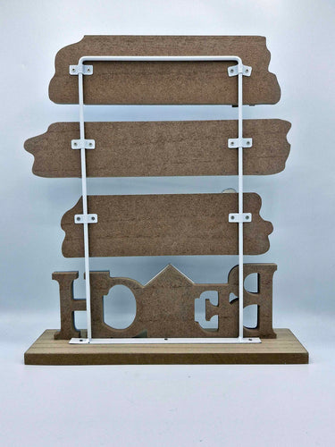Free Standing Wooden Coastal Sign "All You Need Is Love And The Beach"