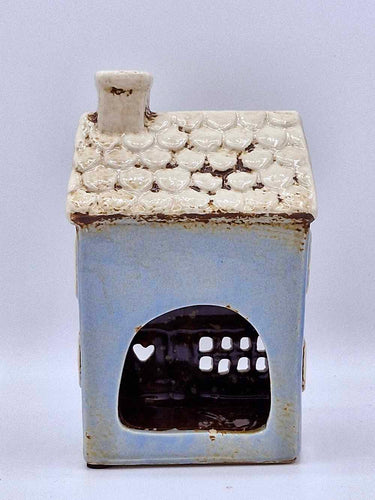 Ceramic Village Store Tea Light Holder