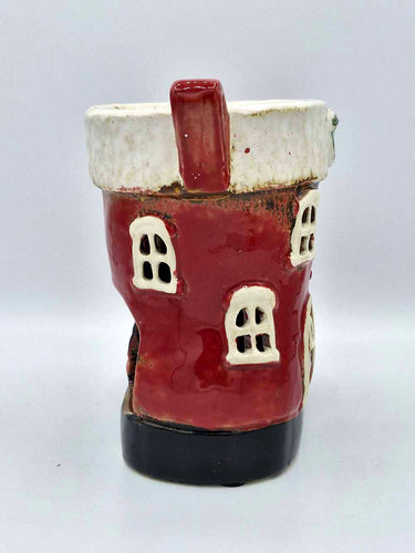 Ceramic Santa Boot Wax Melt Burner