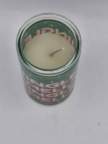 Tall Glass Christmas Jar Candle