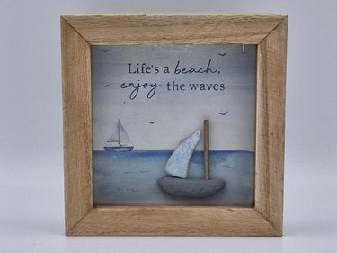 Set of 4 Beach and Boat Box Frames