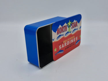 Retro Sardine/Salmon Tin with Push-Pull Lid