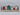 Christmas Houses with LED Hoop, (large)