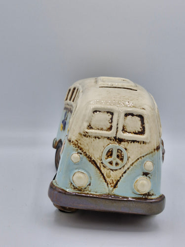 Ceramic Retro Camper Van Money Box