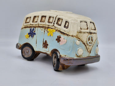Ceramic Retro Camper Van Money Box