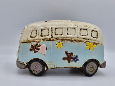 Ceramic Retro Camper Van Money Box