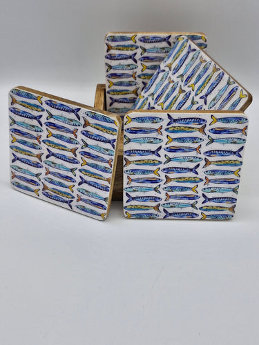 Sardines Coaster Set