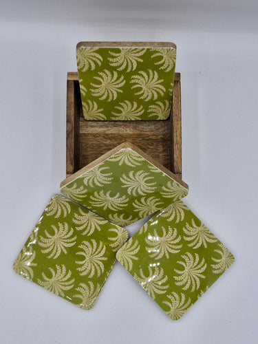 Palm Coasters Set of 4
