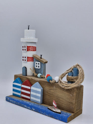 Wooden Coastal Scene