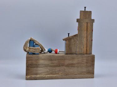 Wooden Coastal Scene
