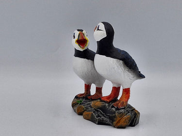 Resin Puffin Pair