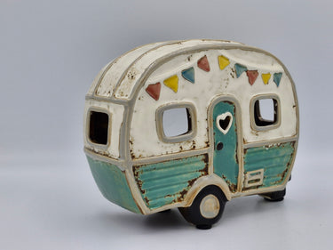Ceramic Caravan Tealight Holder