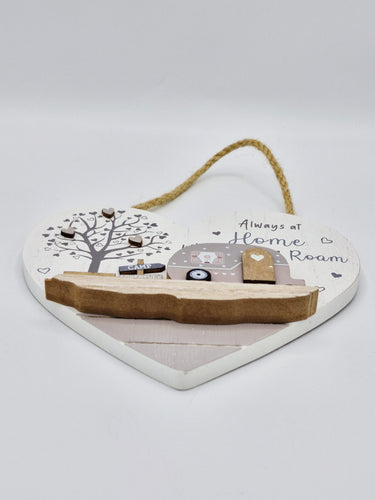 Wooden Caravan Hanging Decoration