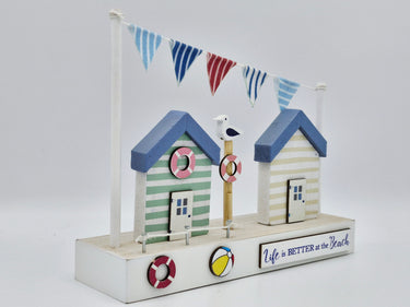 Life is better at the beach 2 hut scene