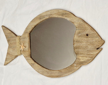 Wooden Fish Mirror