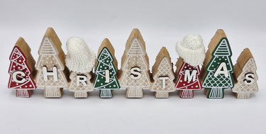 Christmas Tree Row Decoration