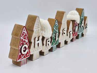 Christmas Tree Row Decoration