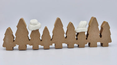 Christmas Tree Row Decoration