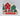 Festive Christmas Double House