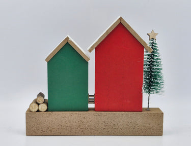 Festive Christmas Double House