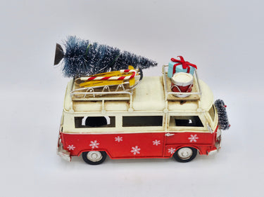 Christmas Tin Campervan Model