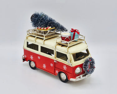 Christmas Tin Campervan Model