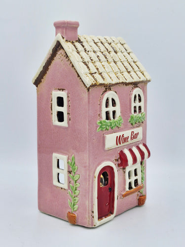 Ceramic Wine Bar Tealight Holder