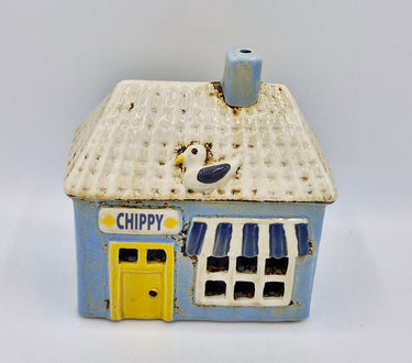 Ceramic Chippy Tea Light Holder