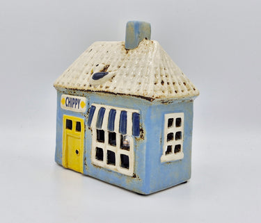 Ceramic Chippy Tea Light Holder