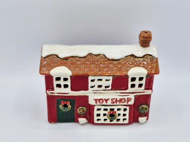 Ceramic Christmas Toy Shop Tea Light Holder