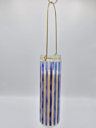 Stripy Jar Candle