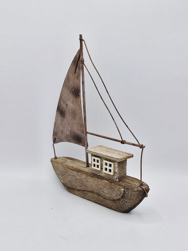 Boat with Metal Sail
