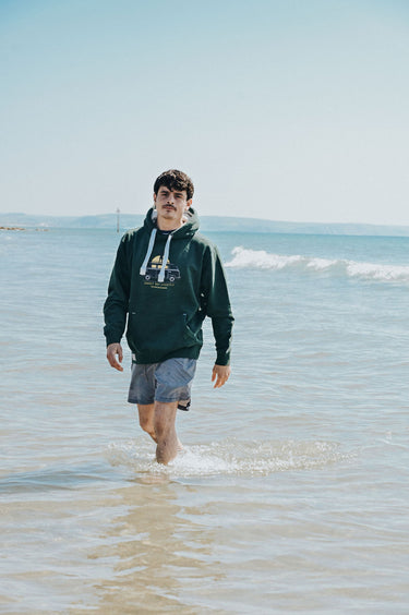 Unisex Green Hoody "Home Is Where I Park My Campervan"