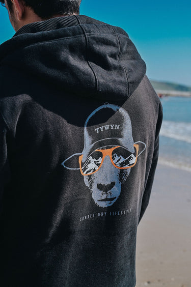 Tywyn Zip Up Sheep Hoody