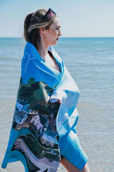 Quick Dry Beach Towel "Aberdovey"